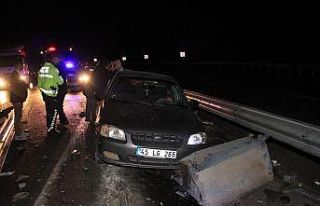 Manisa’da 4 araçlı zincirleme kaza: 1 yaralı