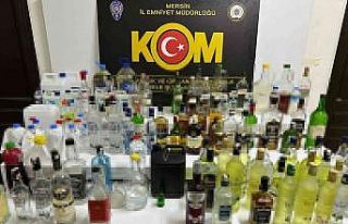 Mersin’de yılbaşı öncesi sahte alkol operasyonu