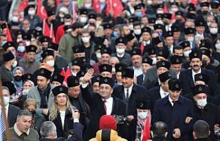 Mersinliler geleneksel 3 Ocak Zafer Yürüyüşünde...