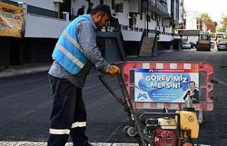 MESKİ, çalışmalarda tahrip olan yolları onarıyor