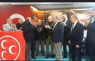 MHP İl Başkanlığı’nda devir teslim töreni