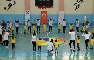 "Minik Sporcular" projesiyle özel eğitim...