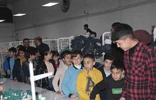 Minikler üretime katılarak unutulmaz gün yaşadı