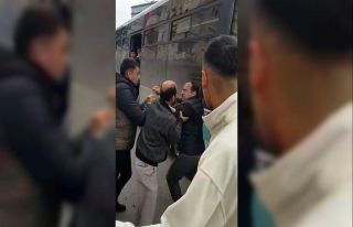 Motosiklet sürücüsü ile otobüs şoförünün...