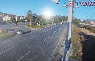 Motosiklet sürücüsünü ölüme götüren kaza...