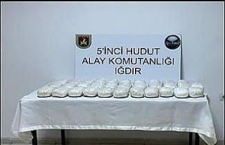 MSB: “Hudut kartallarımız 31 bin 587 gram metamfetamin...