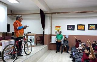 Muğla’da okullarda bisiklet eğitimleri veriliyor