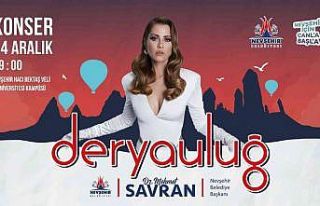 Nevşehir’de ünlü Sanatçı Derya Uluğ sahne...