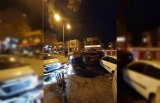 Otomobili ile 6 araca çarpıp durabildi