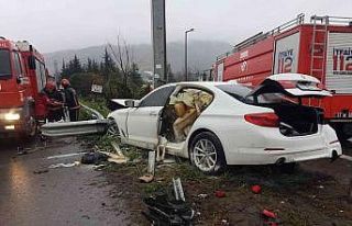 Otoyoldaki kazada ağır yaralanmıştı, hastanede...