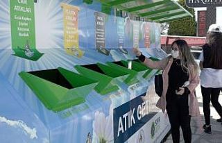 Pamukkale’de atıklar ayrıştırılarak toplanıyor