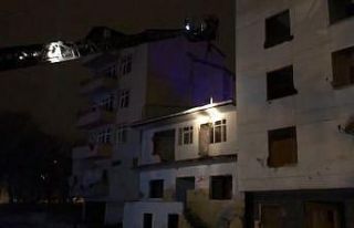 Pendik’te metruk binada korkutan yangın