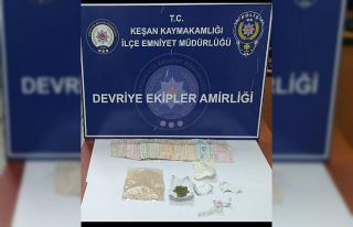 Polisin durdurduğu şüpheliden uyuşturucu çıktı