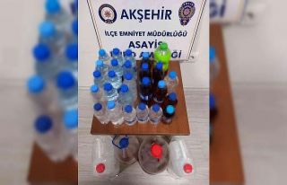 Sahte içki imal edip satan şahıs tutuklandı