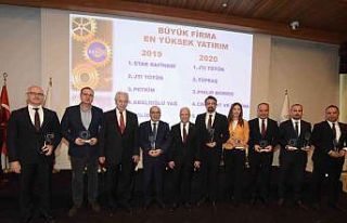 Sanayinin en büyükleri ödüllendirildi