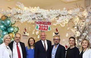 SANKO Üniversitesi Hastanesi’nde yeni yıl kutlandı
