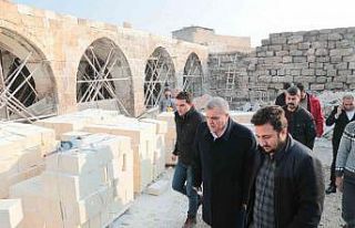 Şanlıurfa’da bir tarihi han daha turizme kazandırılıyor