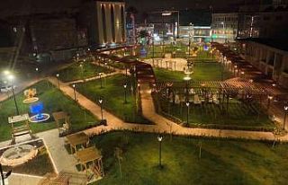 Şanlıurfa’da Kızılay Meydanı estetik görünüme...