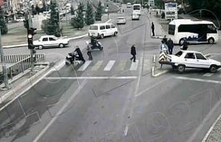 Şanlıurfa’daki kazalar polis şehir kamerasında