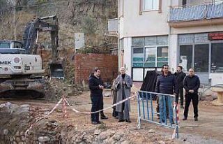 Şeyh Edebali Türbesi yolunda çalışmalar devam...