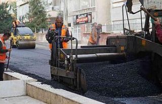 Sıcak asfalt çalışmaları tamamlanıyor