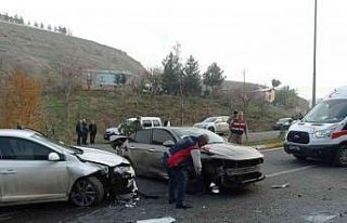 Siirt’te zincirleme kaza: 5 yaralı
