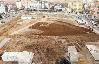 Silvan 1’inci Kılıçarslan Kent Meydanında çalışmalar...