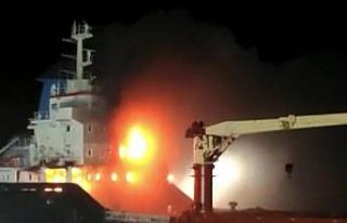 Sinop açıklarında yabancı kuru yük gemisinde...