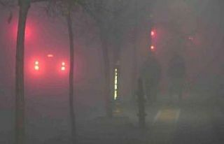 Sivas’ta yoğun sis: Görüş mesafesi de 10 metreye...
