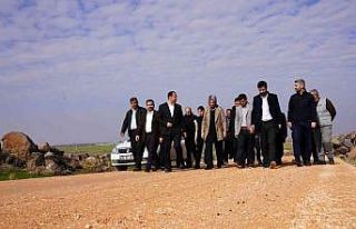 Siverek kırsalında asfalt seferberliği