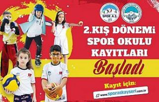 Spor A.Ş. 2. Kış Dönemi Spor Okulları Kayıtları...