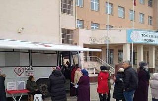 Suluova’da öğrenci velilerinden Kızılay’a...