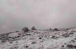 Sungurlu’ya mevsimin ilk karı yağdı