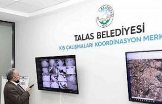 Talas’ta kış mesaisi başladı
