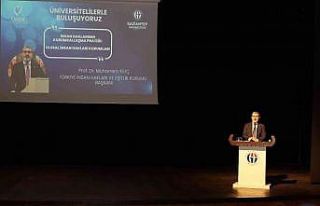 TİHEK Başkanı Kılıç GAÜN’lü öğrencilerle...