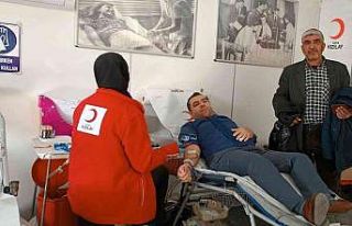 Türk Kızılayı Dicle ilçesinde kan bağışı...