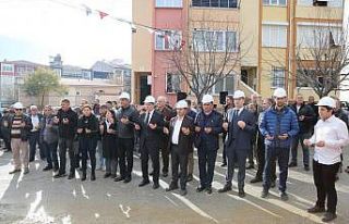 Tuzcumurat mahalle evi temeli atıldı