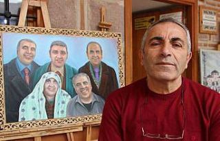 Uçak kazasından önce aile tablosu siparişi vermiş