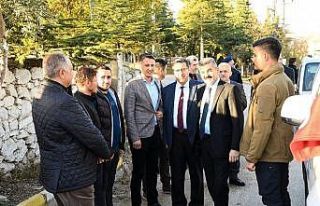 Vali Ergün çalışmaları yerinde inceledi