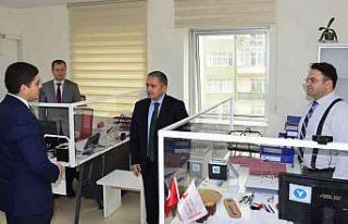 Vali Mete Buhara kamu kurumlarında inceleme yaptı