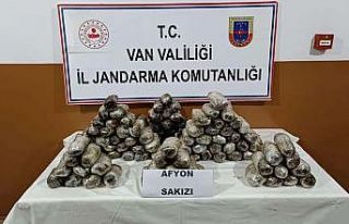 Van’da 47 kilo Afyon Sakızı ele geçirildi