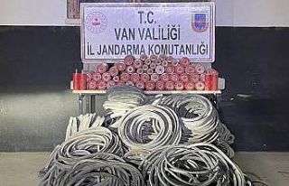 Van’da taş ocağından çalınan 400 bin lira değerindeki...