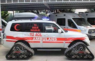 Yalova’ya kar paletli ambulans tahsisi