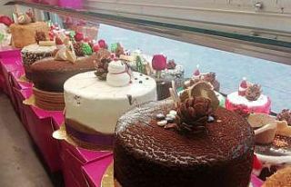 Yılbaşı konseptli pastalara yoğun ilgi