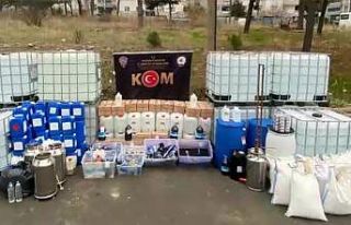 Yılbaşı öncesi 15 ton etil alkol yakalamasında...