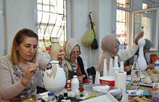 Yıldırım’da atık malzemeler sanat eserine dönüşüyor