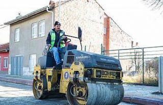 Yoncalı’da asfalt mesaisi