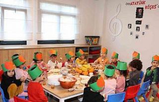 Yüreğir Belediyesi kreşlerinde yerli malı haftası...