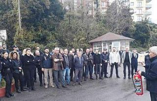 Zonguldak Emniyeti’nde yangın tatbikatı