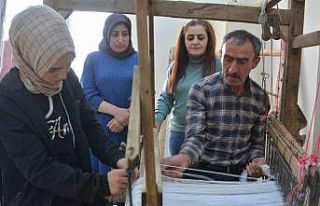 78 yıllık tezgahta unutulmaya yüz tutmuş el sanatlarının...